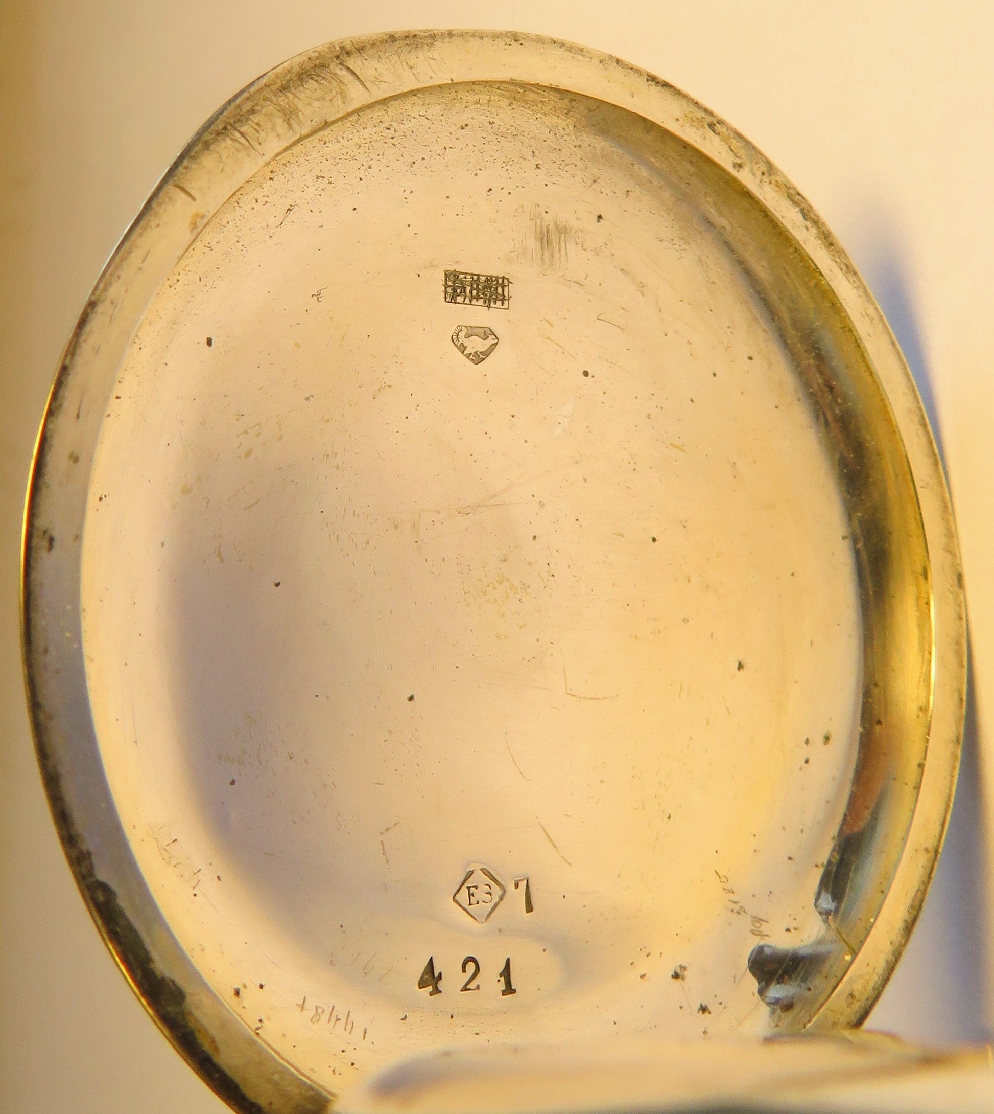 Paul Vuille Perret Seconde Morte 800 Silber B - Uhr Deck Watch Chronograph - Sammler - Uhren