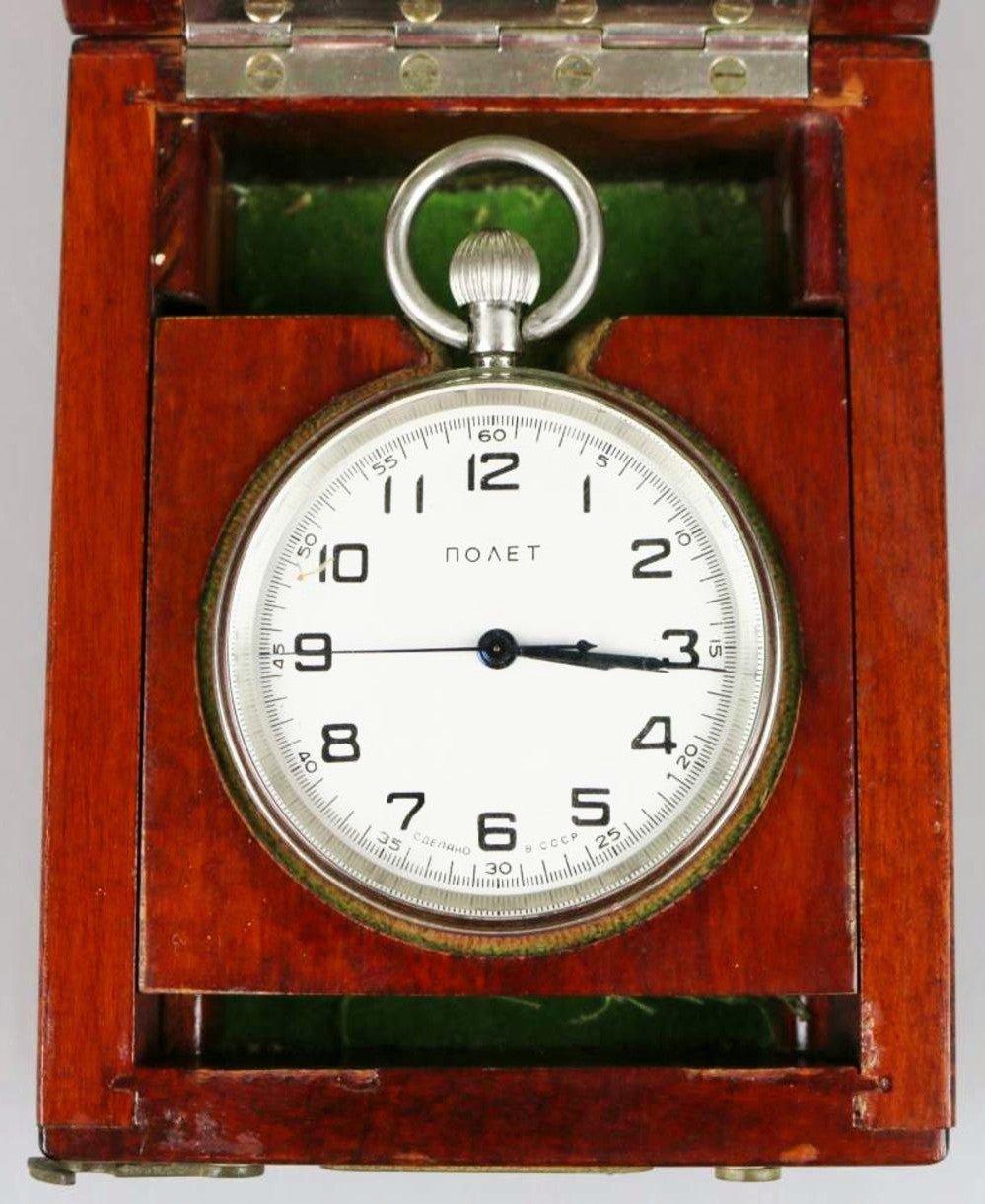 Poljot Kirova Deckuhr Schiffs Marine Chronometer in Originalbox CCCP - Sammler - Uhren