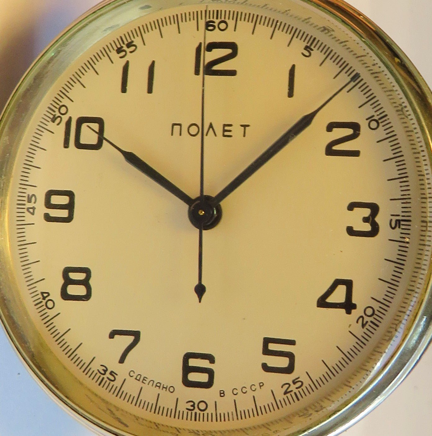 Poljot Kirova Deckuhr Schiffs Marine Chronometer mit Papieren Originalbox CCCP - Sammler - Uhren