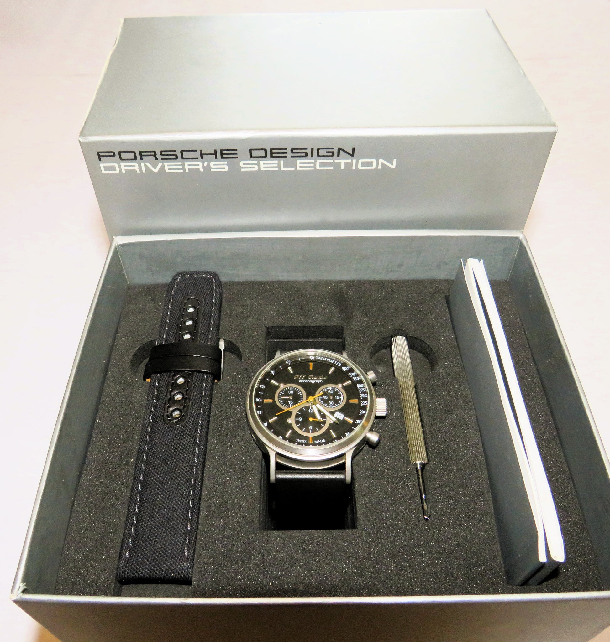 Porsche Design 911 Turbo Herren Chronograph Quarz Fullset OVP und Papiere - Sammler - Uhren