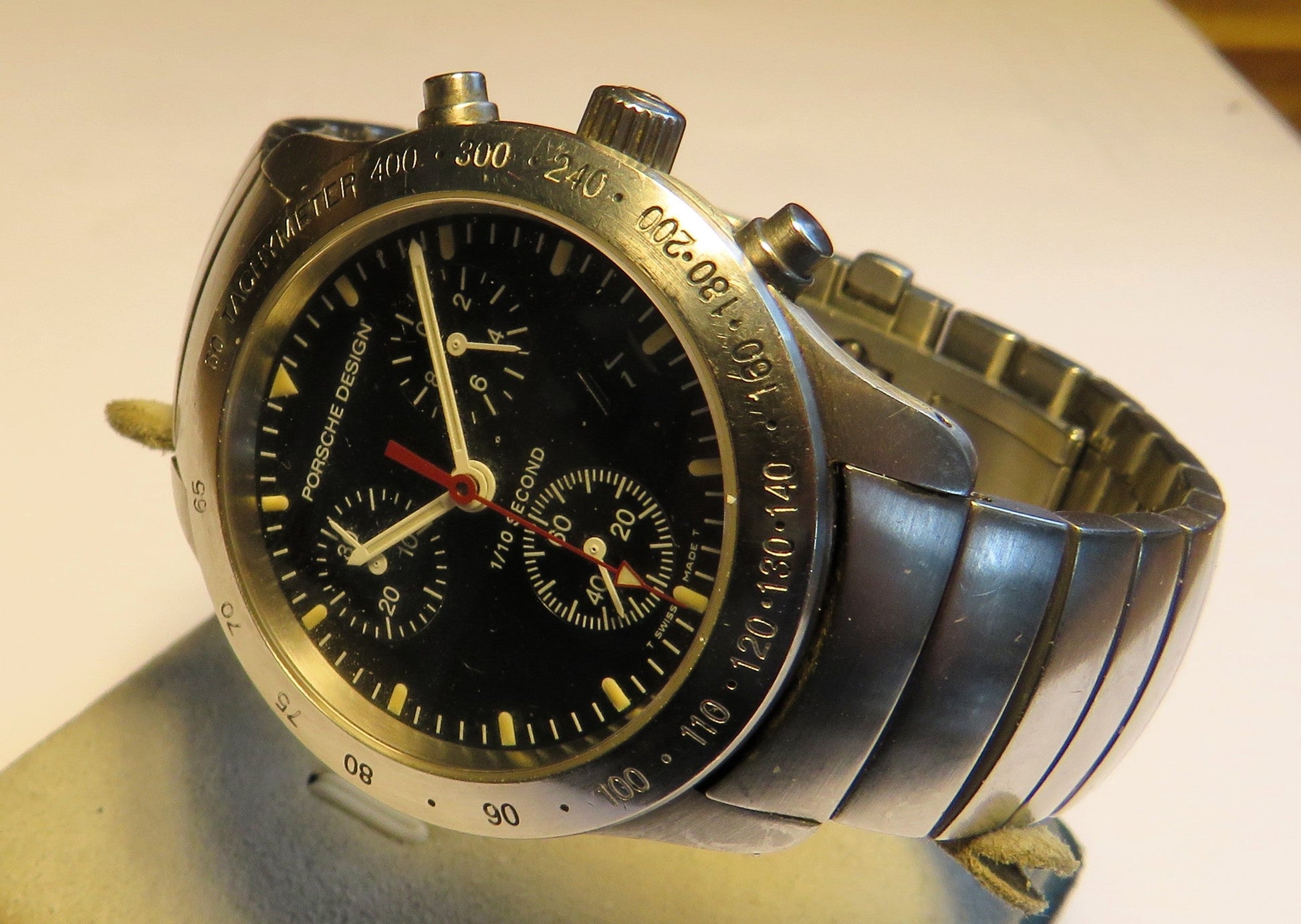 Porsche Design Eterna Chronograph Quarz Ref 6600.41 im Fullset OVP Papiere - Sammler - Uhren