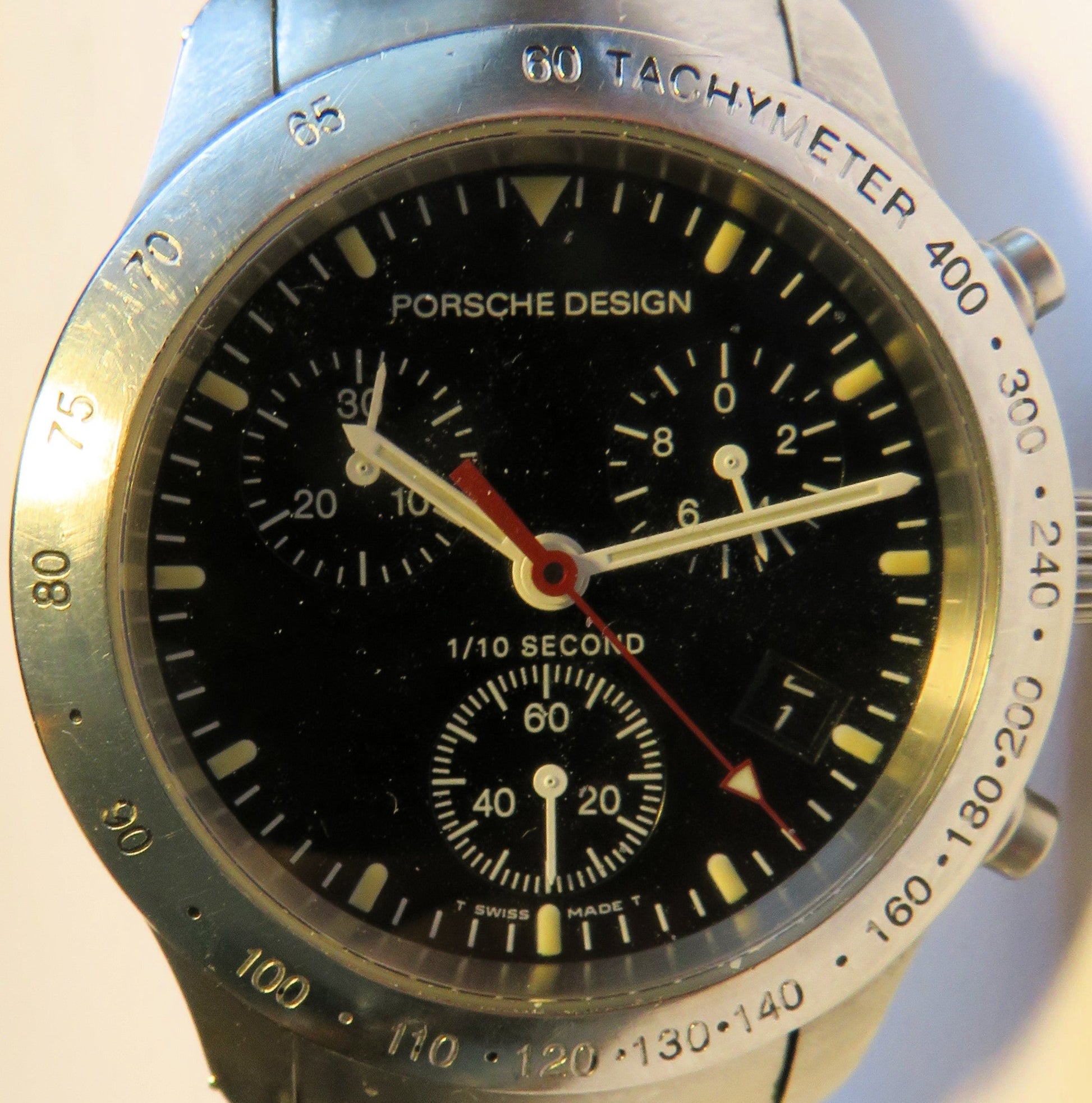 Porsche Design Eterna Chronograph Quarz Ref 6600.41 im Fullset OVP Papiere - Sammler - Uhren