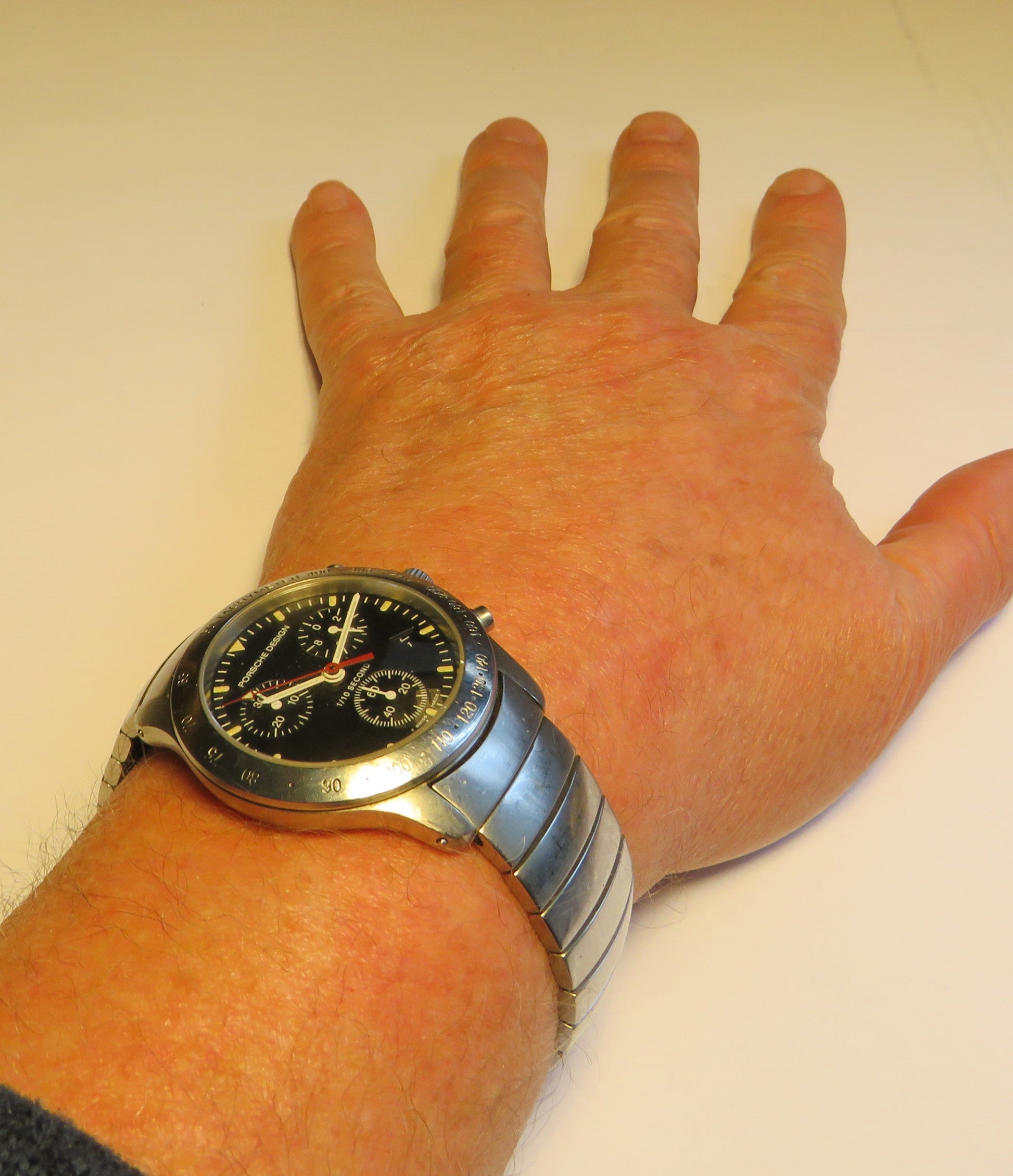 Porsche Design Eterna Chronograph Quarz Ref 6600.41 im Fullset OVP Papiere - Sammler - Uhren