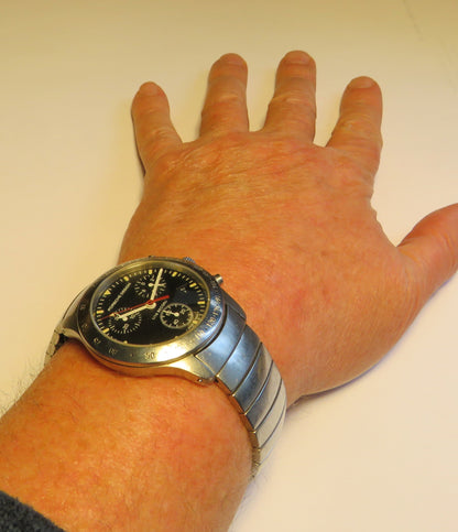 Porsche Design Eterna Chronograph Quarz Ref 6600.41 im Fullset OVP Papiere - Sammler - Uhren