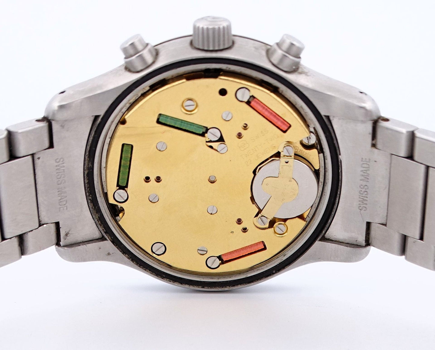 Porsche Design Eterna Chronograph Quarz Ref 6600.41 im Fullset OVP Papiere - Sammler - Uhren