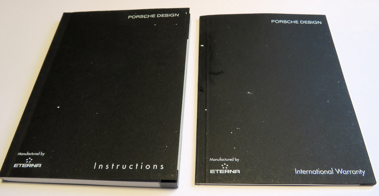 Porsche Design Eterna Chronograph Quarz Ref 6600.41 im Fullset OVP Papiere - Sammler - Uhren