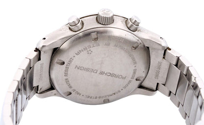 Porsche Design Eterna Chronograph Quarz Ref 6600.41 im Fullset OVP Papiere - Sammler - Uhren