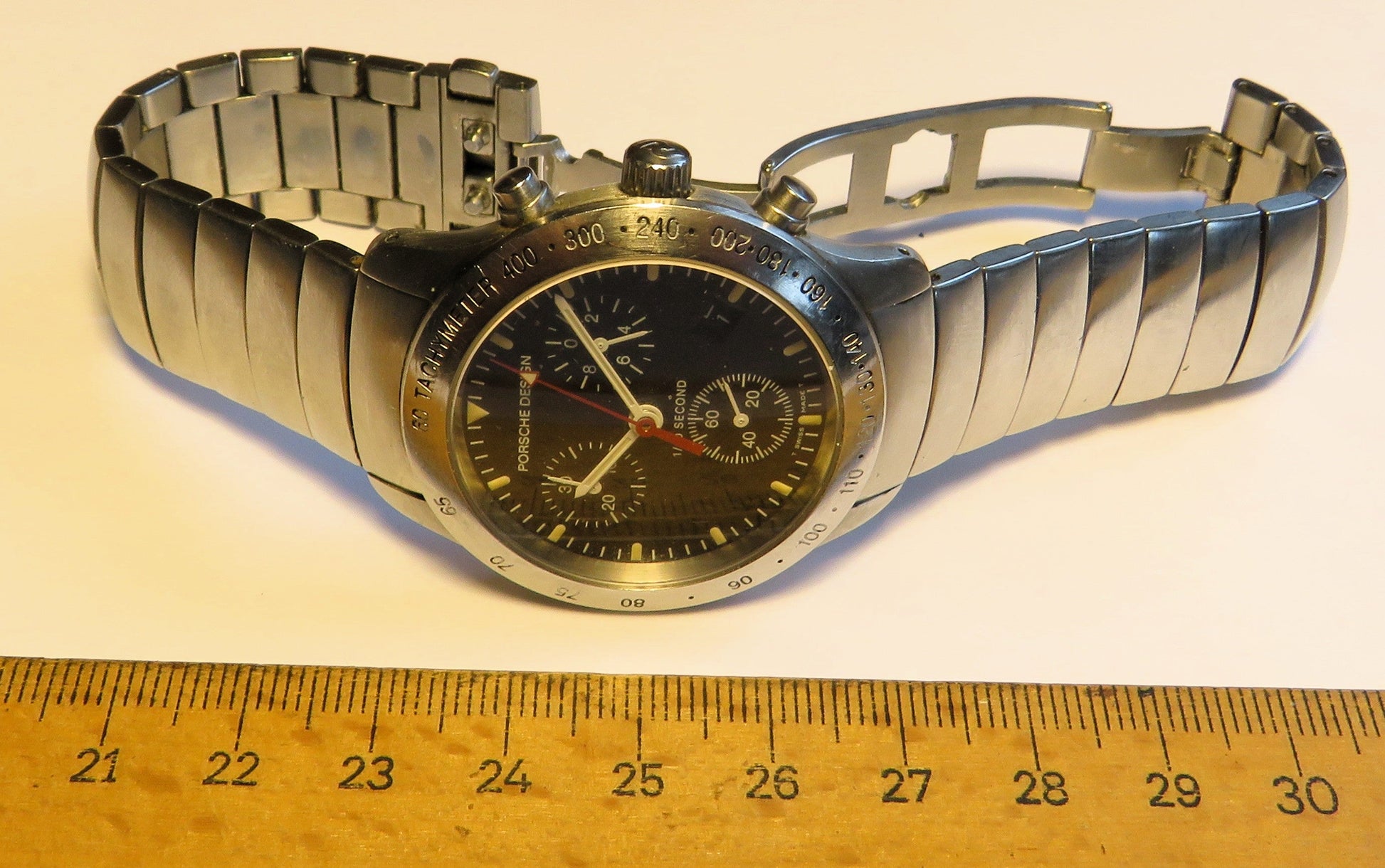 Porsche Design Eterna Chronograph Quarz Ref 6600.41 im Fullset OVP Papiere - Sammler - Uhren