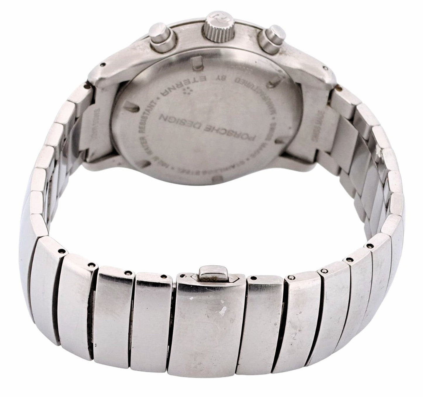 Porsche Design Eterna Chronograph Quarz Ref 6600.41 im Fullset OVP Papiere - Sammler - Uhren