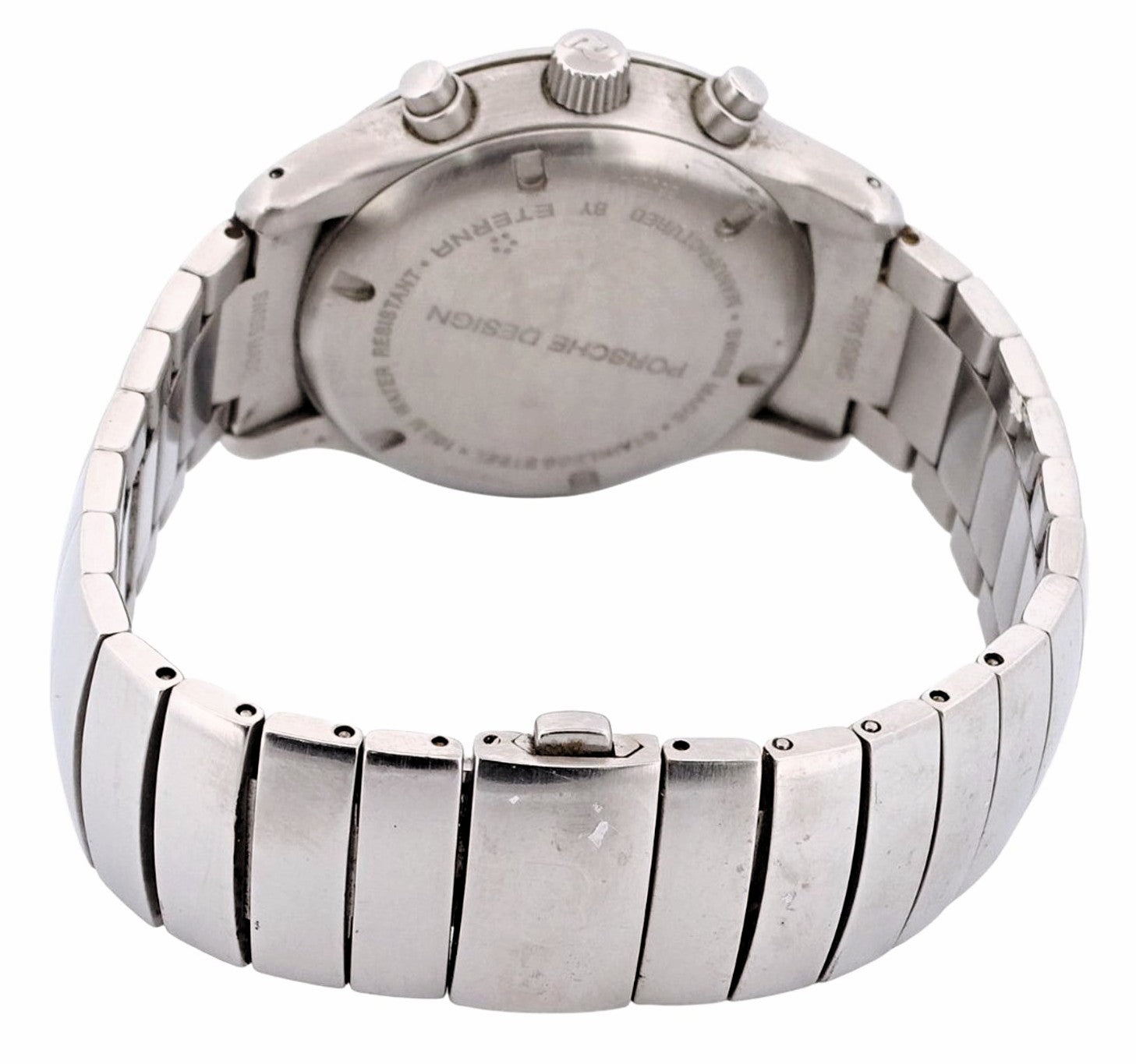 Porsche Design Eterna Chronograph Quarz Ref 6600.41 im Fullset OVP Papiere - Sammler - Uhren