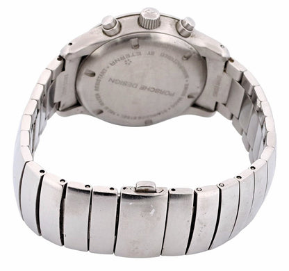 Porsche Design Eterna Chronograph Quarz Ref 6600.41 im Fullset OVP Papiere - Sammler - Uhren
