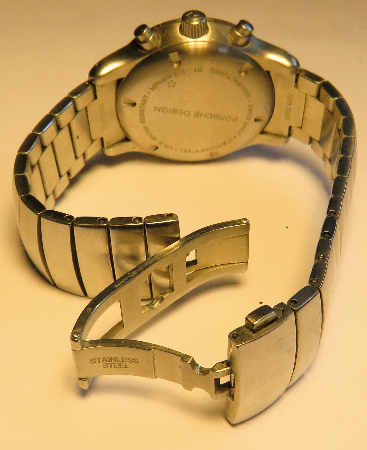 Porsche Design Eterna Chronograph Quarz Ref 6600.41 im Fullset OVP Papiere - Sammler - Uhren