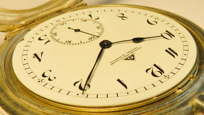 Präzisions Uhrenfabrik Glashütte Ernst Kasiske Herren Taschenuhr 900 Silber - Sammler - Uhren