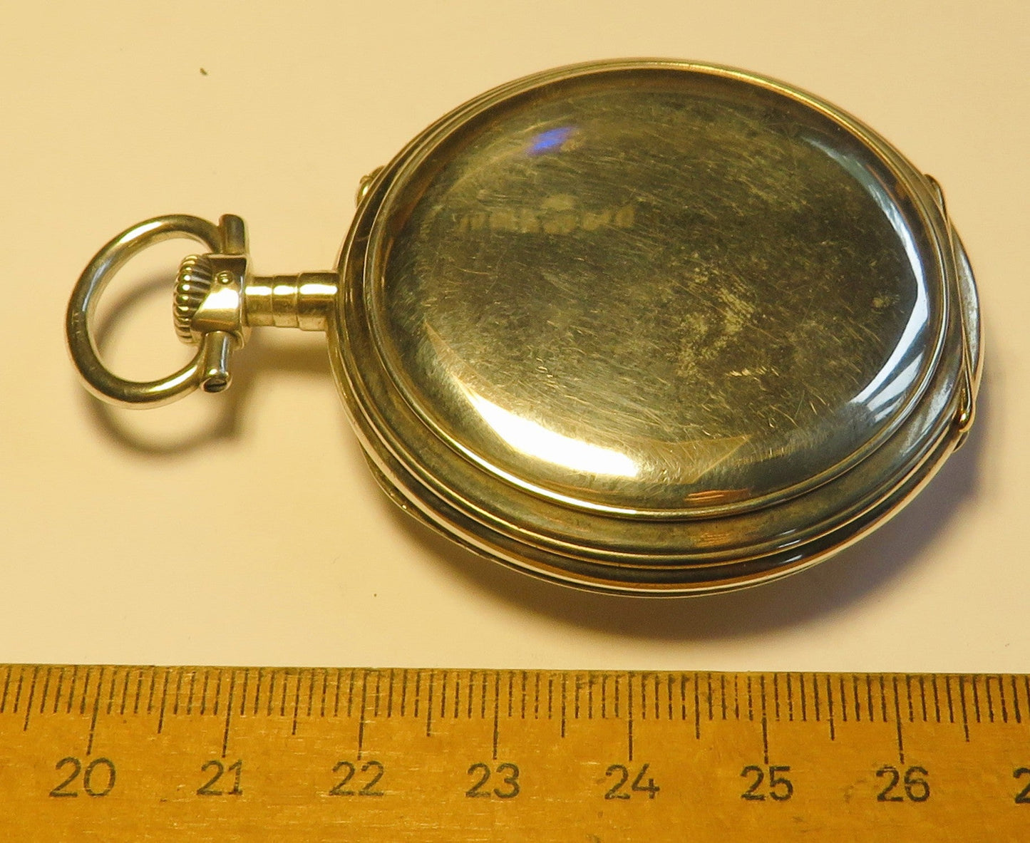 Präzisions Uhrenfabrik Glashütte Ernst Kasiske Herren Taschenuhr 900 Silber - Sammler - Uhren