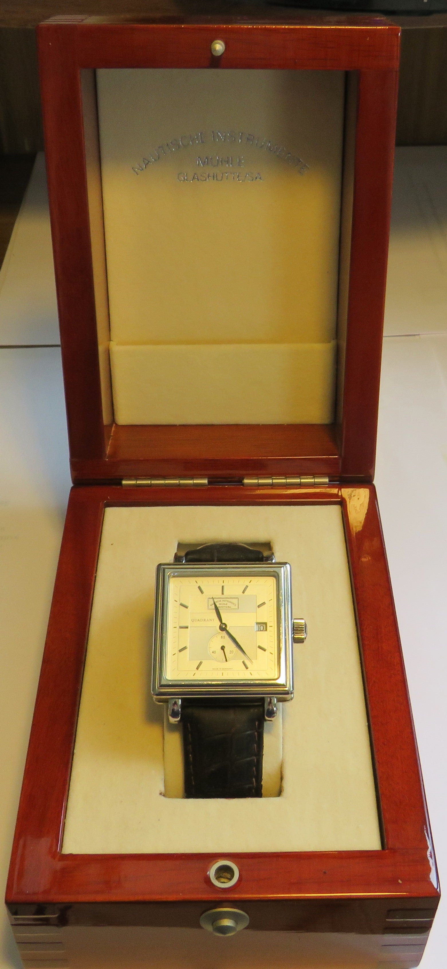 Quadrant Mühle Glashütte Nautische Instrumente Automatik HAU Fullset Papiere - Sammler - Uhren