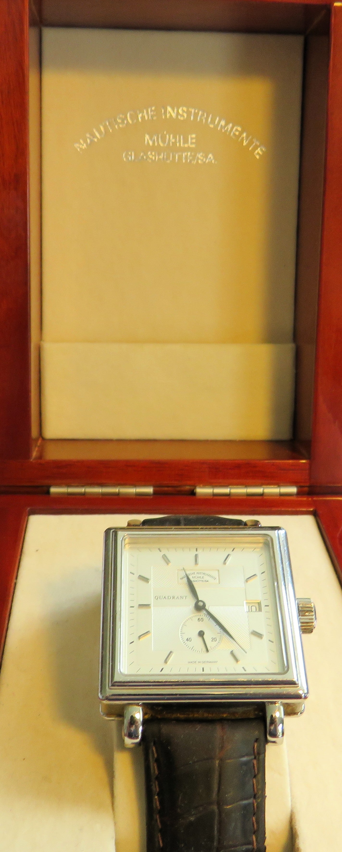 Quadrant Mühle Glashütte Nautische Instrumente Automatik HAU Fullset Papiere - Sammler - Uhren