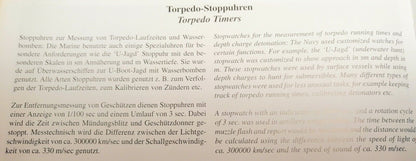 Racine Gallet seltene U - Boot Torpedo Laufzeit Artillerie Stoppuhr WK WW 2 iOVP - Sammler - Uhren