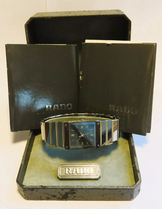 Rado Diastar Ceramica HAU Stahl Gold Quarz Fullset OVP 1.100, - Euro Goldwert - Sammler - Uhren