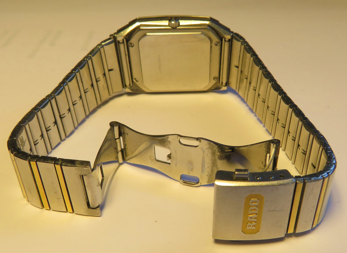 Rado Diastar Ceramica Herren Armbanduhr Stahl Gold Quarz in Luxus OVP - Sammler - Uhren