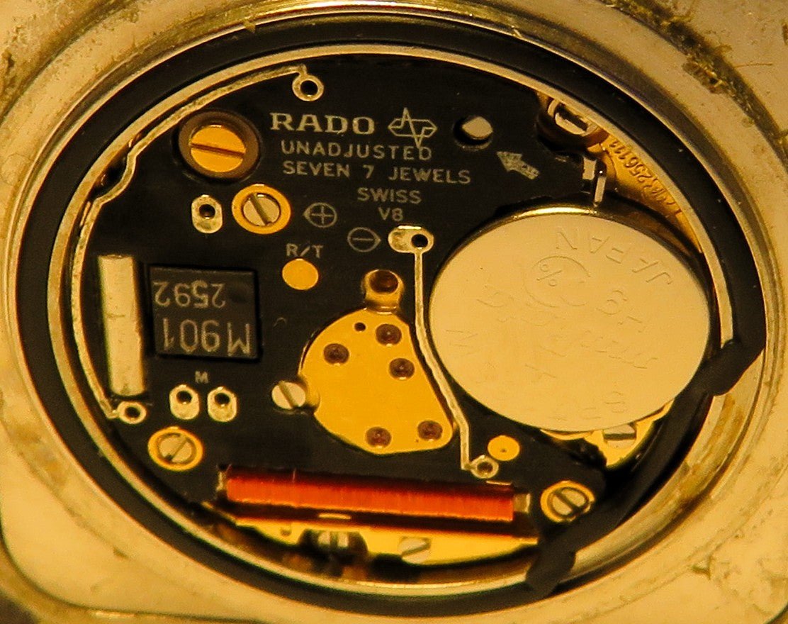 Rado Diastar Ceramica Herren Armbanduhr Stahl Gold Quarz in Luxus OVP - Sammler - Uhren