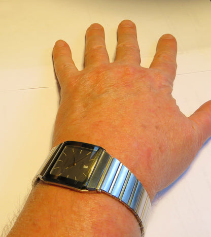 Rado Diastar Ceramica Herren Armbanduhr Stahl Gold Quarz in Luxus OVP - Sammler - Uhren