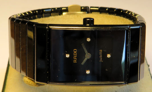 Rado Diastar Jubilé Ceramica Brillant Luxus Damen Armbanduhr - Sammler-Uhren