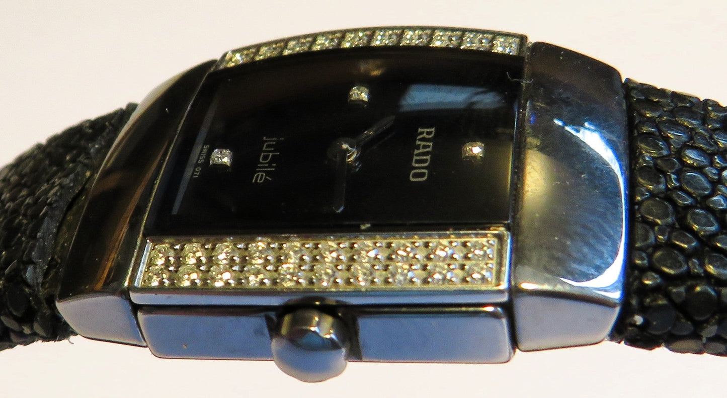 Rado Jubilé Sinatra Ceramica DAU Quarz 44 Diamanten in OVP NP. Euro 4.800, - Sammler - Uhren