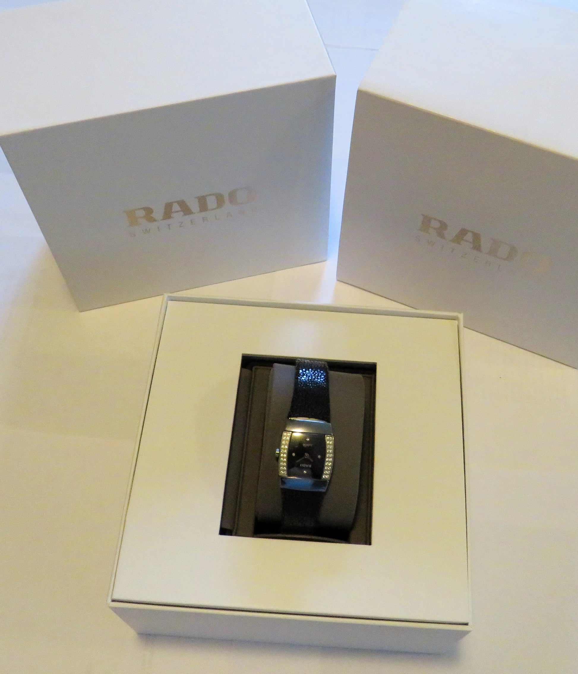 Rado Jubilé Sinatra Ceramica DAU Quarz 44 Diamanten in OVP NP. Euro 4.800, - Sammler - Uhren