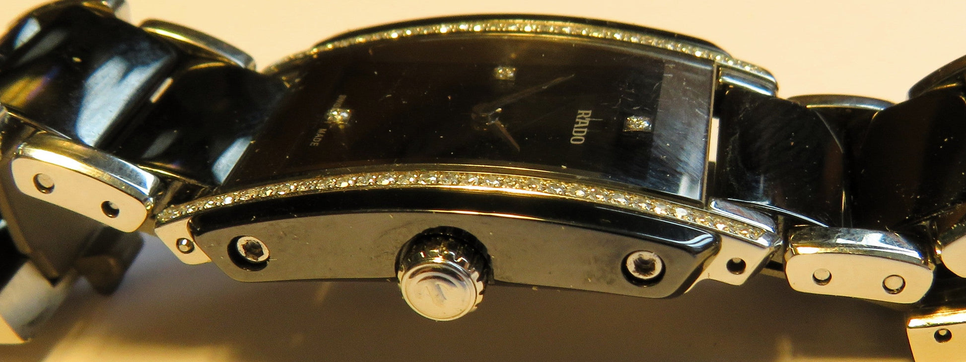 Rado Jubilé Sinatra Ceramica DAU / unisex Quarz 62 Diamanten NP. Euro 4.800, - Sammler - Uhren