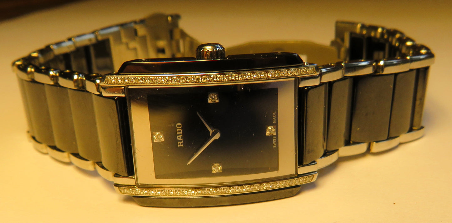 Rado Jubilé Sinatra Ceramica DAU / unisex Quarz 62 Diamanten NP. Euro 4.800, - Sammler - Uhren