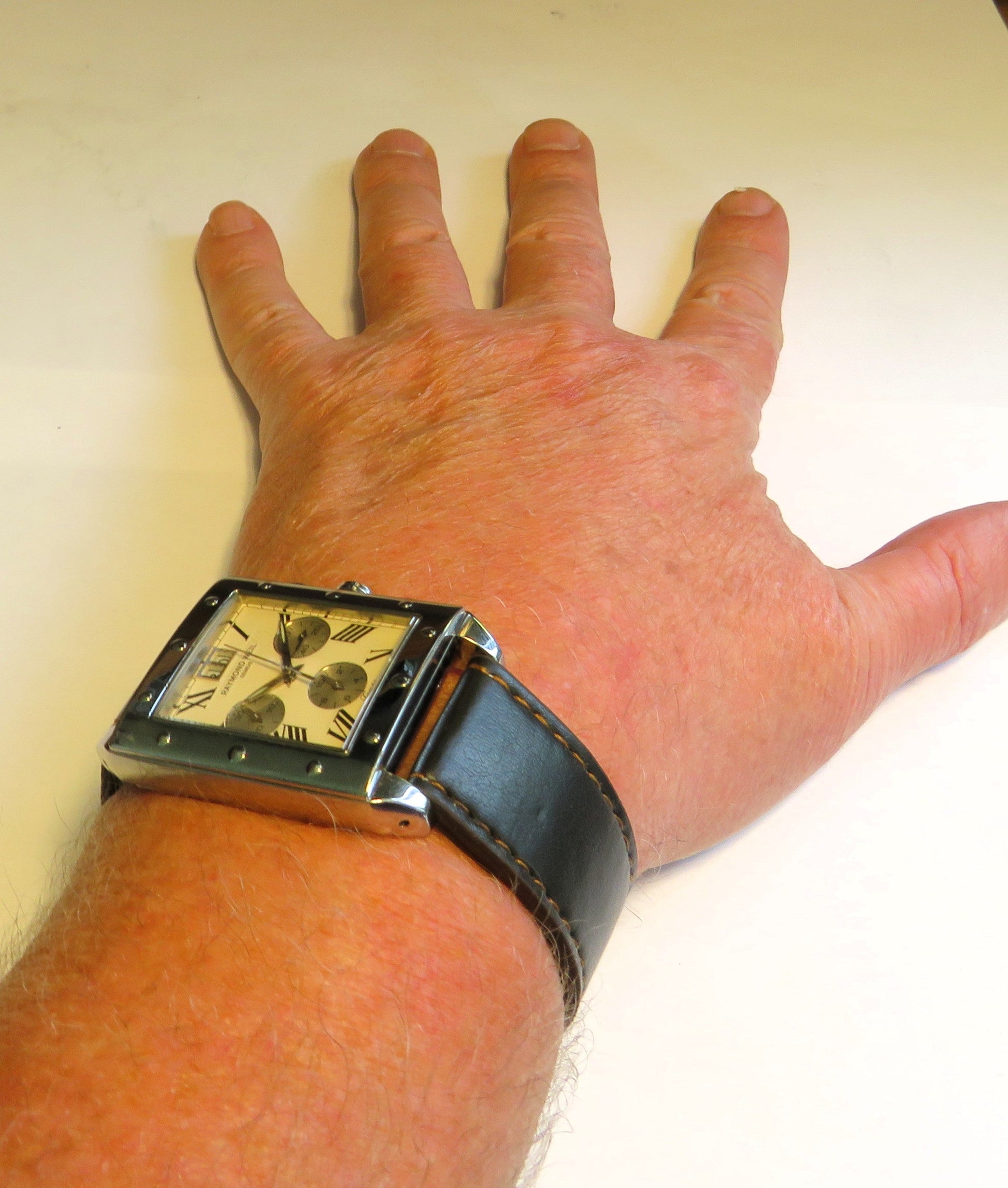 Raymond Weil Tango Luxus Großdatum Herren Chronograph Quarz Cal. Ronda 5040.B - Sammler - Uhren