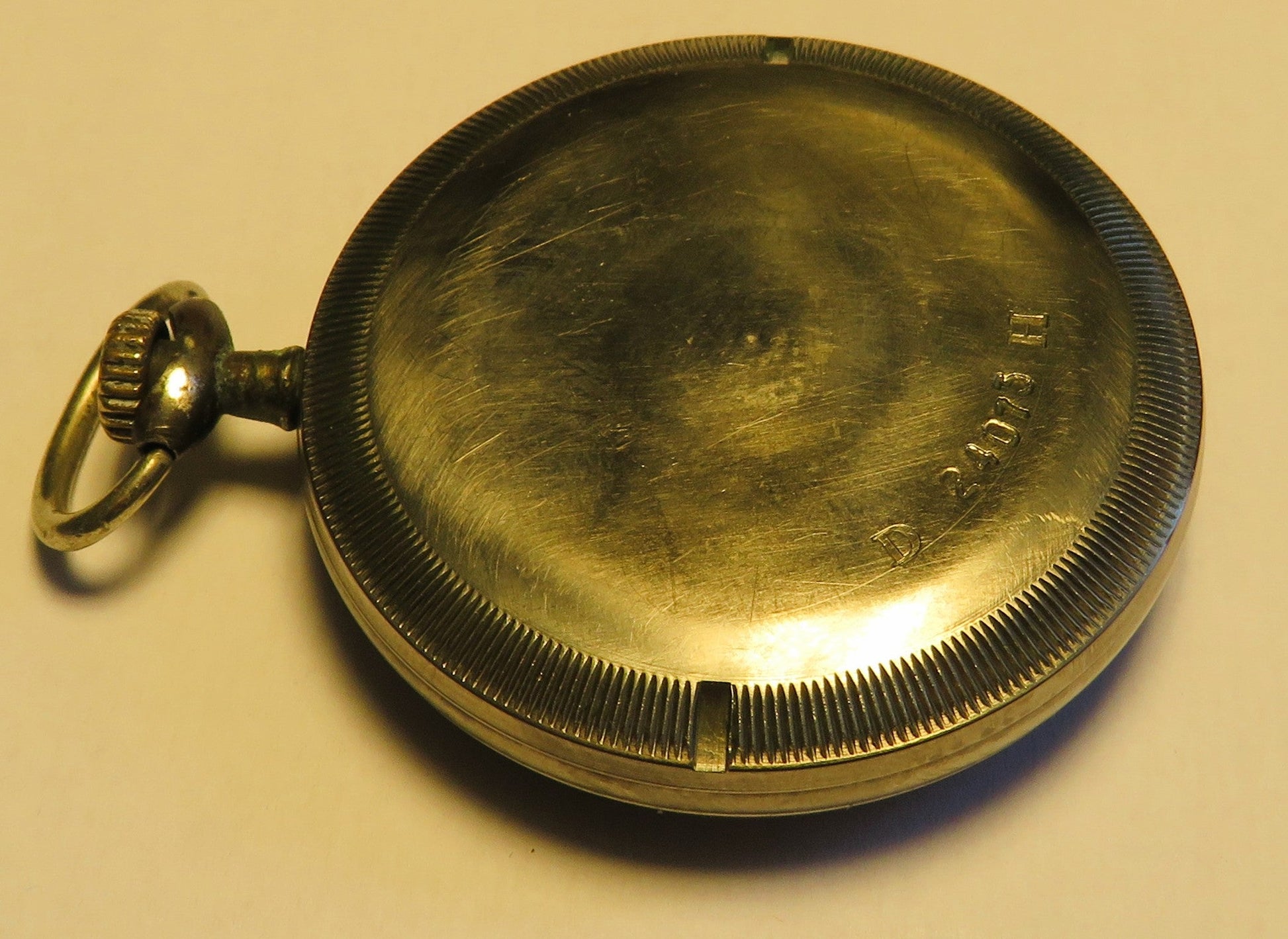 Recta D. H. DH Dienst Taschenuhr Wehrmacht Schwanenhals Feinregulage - Sammler - Uhren