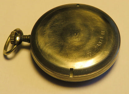 Recta D. H. DH Dienst Taschenuhr Wehrmacht Schwanenhals Feinregulage - Sammler - Uhren