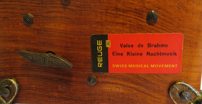 Reuge Sainte Croix Walzenspieluhr "Valse de Brahms" kleine Nachtmusik 38 Zungen - Sammler-Uhren