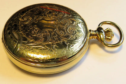 Reuge Swiss große - 50mm - Taschenuhr Musik Walzen Spielwerk Walzenspieluhr - Sammler - Uhren