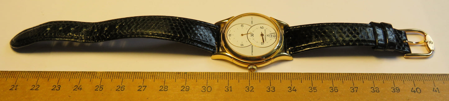 Revue Thommen Saltarello Regulator springende Sekunde Fullset OVP + Papiere - Sammler - Uhren