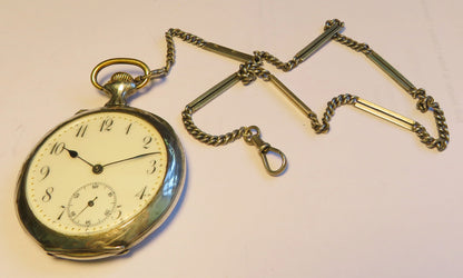 Rhetia einmalig signierte K & K Kaiserliche Dienstuhr Eisenbahner Uhr Österreich - Sammler-Uhren