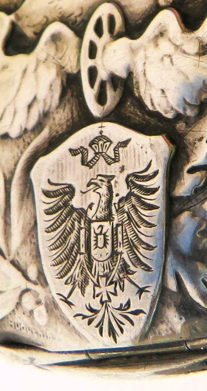 Rhetia einmalig signierte K & K Kaiserliche Dienstuhr Eisenbahner Uhr Österreich - Sammler-Uhren