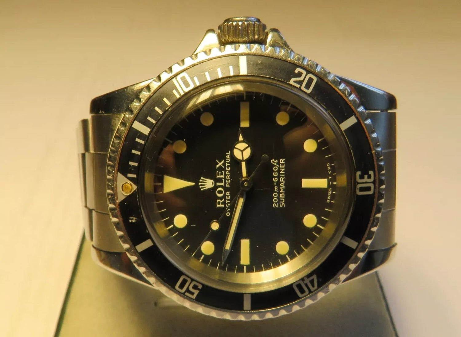 Rolex Submariner Automatik Taucher 5513 Caliber 1520 aus ca. 1966 Revision neu! - Sammler - Uhren