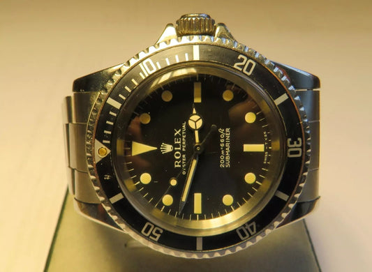 Rolex Submariner Automatik Taucher 5513 Caliber 1520 aus ca. 1966 Revision neu! - Sammler - Uhren
