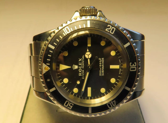 Rolex Submariner Automatik Taucher 5513 Caliber 1520 aus ca. 1966 Revision neu! - Sammler - Uhren