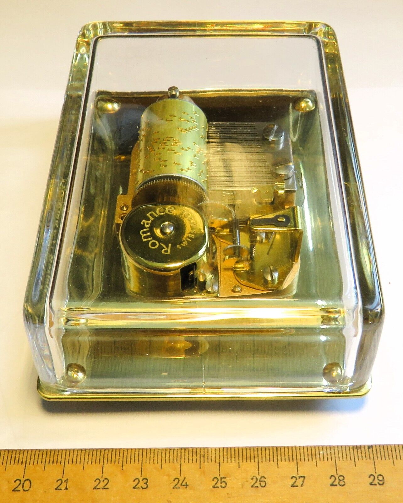 Sainte Croix Reuge Walzenspieluhr Nr. 4970 "Zauberflöte Echtglas funktioniert - Sammler - Uhren