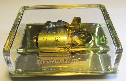 Sainte Croix Reuge Walzenspieluhr Nr. 4970 "Zauberflöte Echtglas funktioniert - Sammler - Uhren