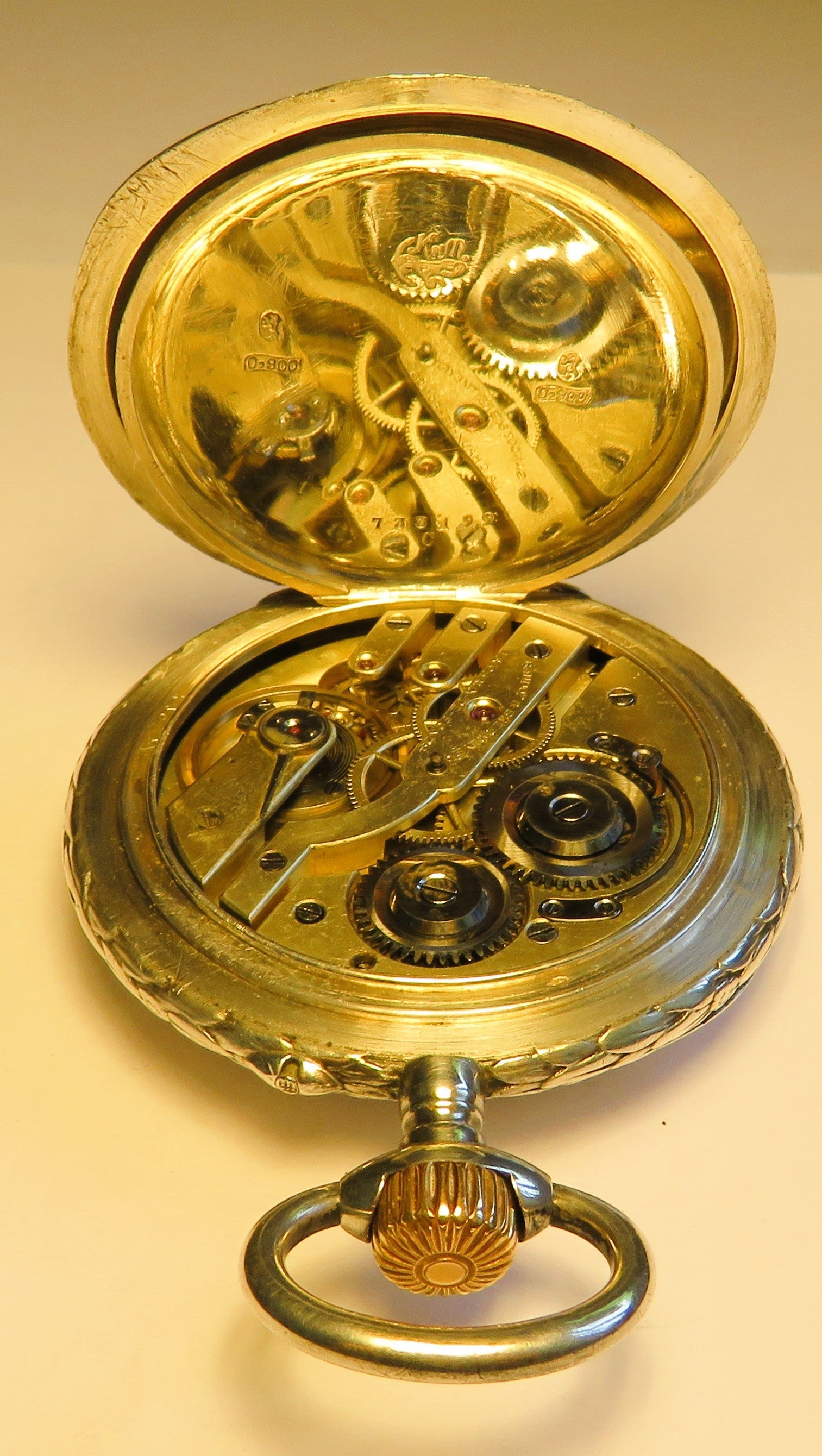 SANDOZ & BREITMEYER seltenste Lepine Schützenuhr "Tirol Federal Neuchatel 1898" - Sammler - Uhren