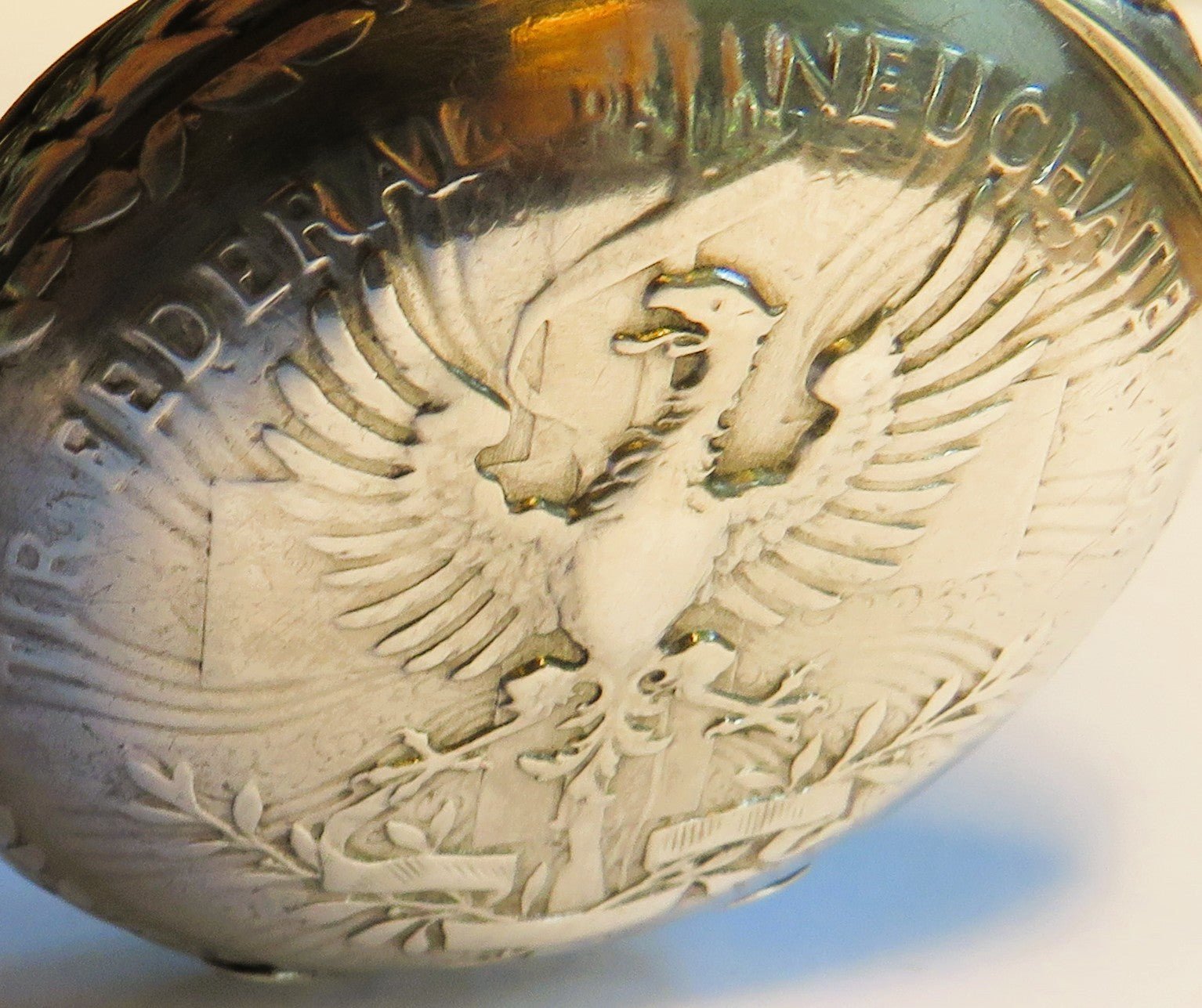 SANDOZ & BREITMEYER seltenste Lepine Schützenuhr "Tirol Federal Neuchatel 1898" - Sammler - Uhren