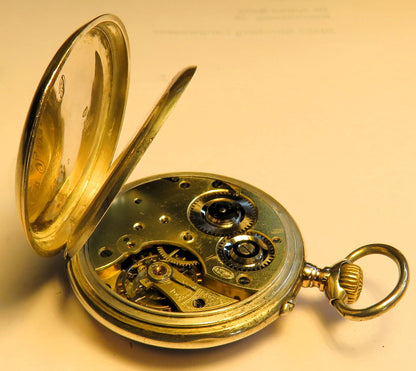 Saxonia Dresden Gruna Költzsch große 800 Silber Herren Taschenuhr ca. 1920 - Sammler - Uhren