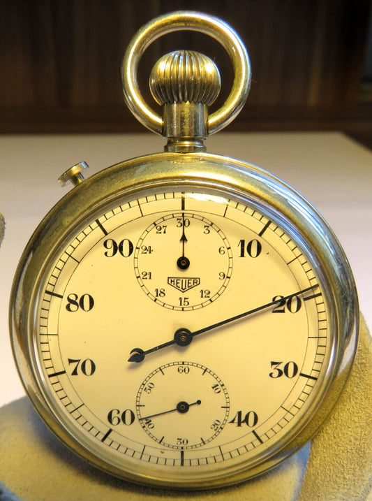 Seltene orig. Ed Heuer Biel Stoppuhr Rattrapante pre TAG ca. 1960 Chronograph - Sammler - Uhren