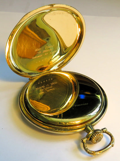 Seltenste Carl W. Höhnel Glashütte Taschenuhr Glashütter Bauart ca. 1930 - Sammler-Uhren