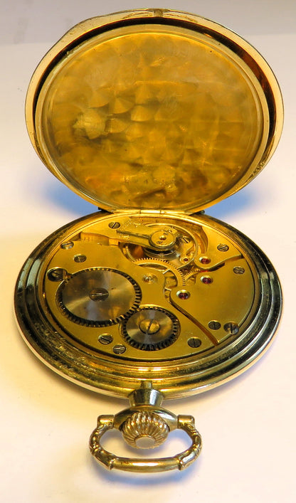 Seltenste Carl W. Höhnel Glashütte Taschenuhr Glashütter Bauart ca. 1930 - Sammler-Uhren