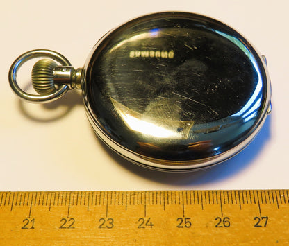 Seltenste Ed Heuer Biel Schnellläufer Flak Artillerie Schaltrad Chronograph - Sammler - Uhren